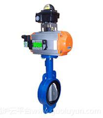 D671X-16蒸汽氣動開關蝶閥上海閥門廠家