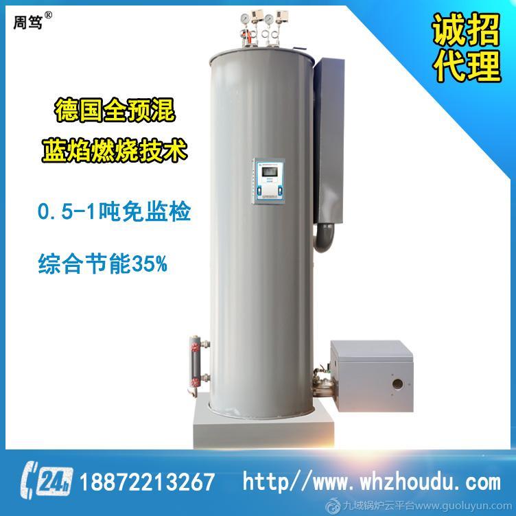 27.6kg/h--100kg/h免檢燃氣蒸汽發生器