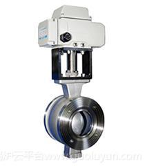 Q947F電動V型調節球閥上海閥門廠家