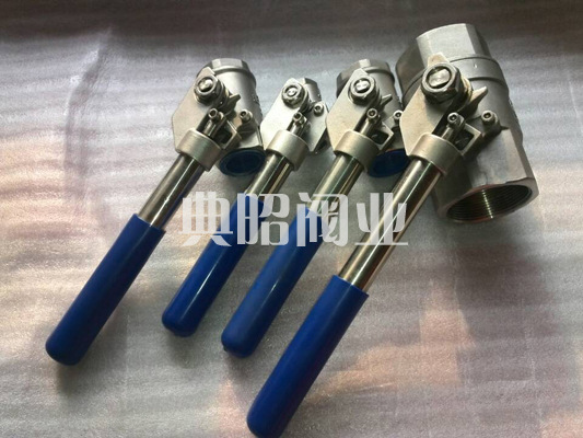 彈簧自動復位螺紋球閥